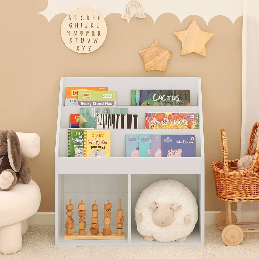 SoBuy 絵本棚 おもちゃ箱 絵本ラック 子供用本棚 おもちゃ 収納 大容量【 Amazon.co.jp: SoBuy 絵本棚 おもちゃ箱 絵本ラック 子供用本棚